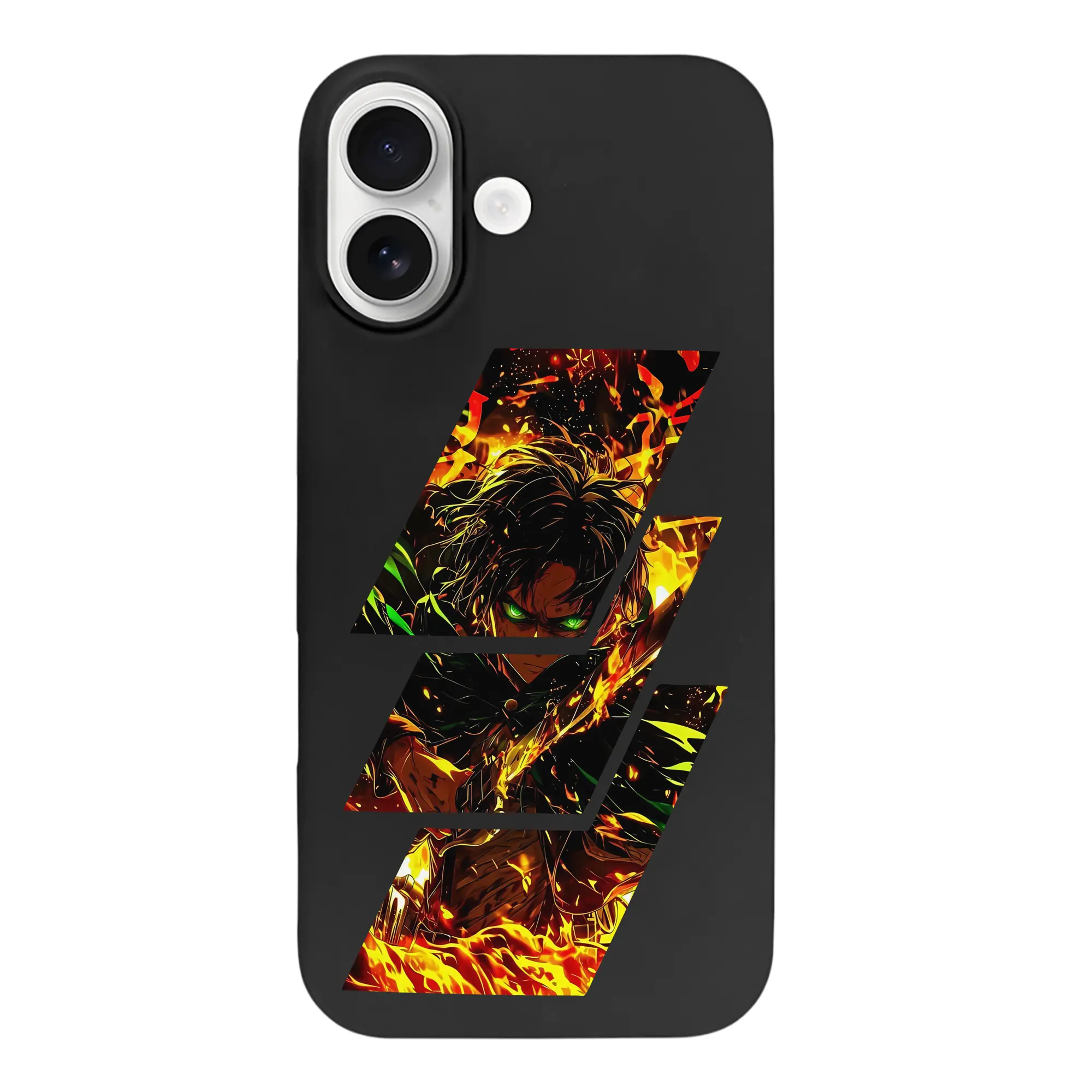 進撃の巨人 グッズ エレン・イェーガー - iPhone 17 シリーズ シリコンケース 薄型 耐衝撃 指紋防止 ソフトタッチカバー 精密フィット 傷防止 保護ケース iPhone 17/17 Air/17 Pro/17 Pro Max 対応